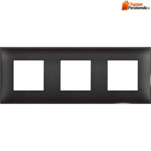 Bticino-Classia-Polimer-Plastik-Cerceve-3x2-M-Satine-Siyah.jpg Bticino Classia Polimer Plastik Çerçeve 3x2 M Satine Siyah